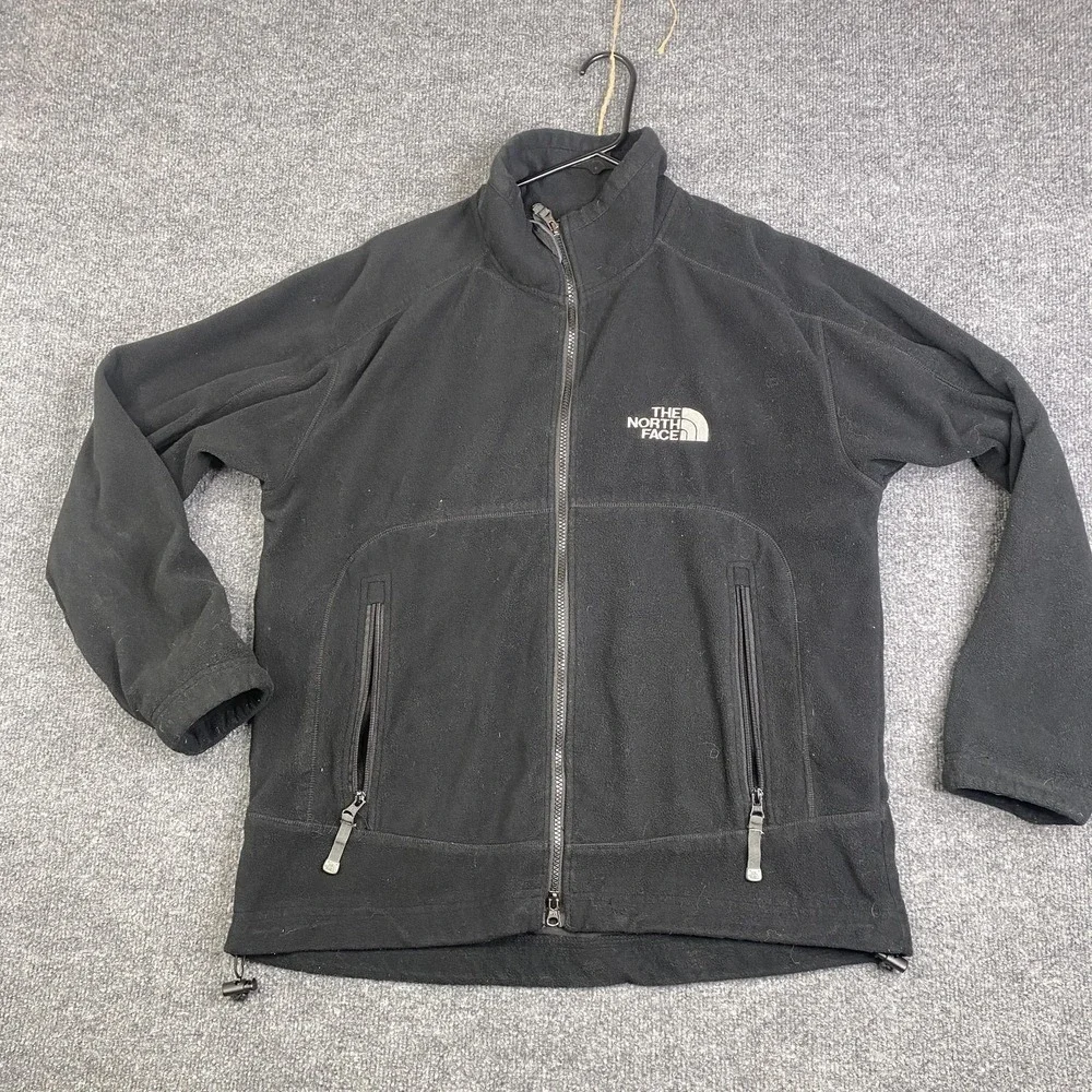 North Face Summit Series Jacket Mens Large Black Gore Windstopper Fleece